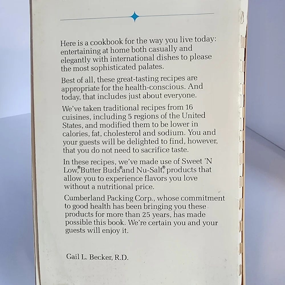 VINTAGE On the Light Side Cookbook